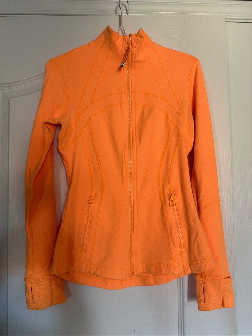 Lululemon Define Women's Orange Full-Zip Athletic Jacket